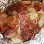 Bacon Onion Foil Packet Potatoes.
