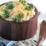 Creamy Crockpot Chicken and Broccoli Over Rice