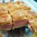 Hawaiian Baked Ham and Swiss Sandwiches