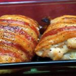 Bacon Wrapped Cream Cheese Stuffed Chicken Breast
