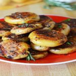 Crispy-Outside Creamy-Inside Garlic Herb Potatoes!