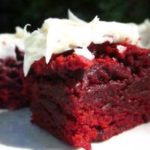 Red Velvet Brownies With White Chocolate Icing –Re-post