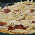 Smothered Bacon Ranch Chicken Penne Pasta