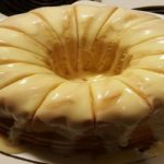 Vanilla Buttermilk Pound Cake With Cream Cheese Glaze