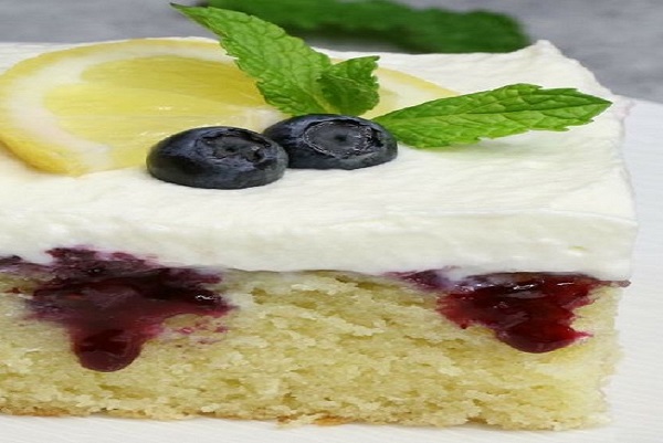 Easy Blueberry Lemon Poke Cake – Best Cooking recipes In the world