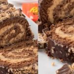 Peanut Butter Cup Cake Roll