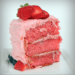 MELT IN YOUR MOUTH STRAWBERRY BUTTERMILK POUND CAKE