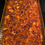 THIS CALICO BEAN CASSEROLE IS THE BEST THING YOU CAN MAKE WITH CANNED BEANS