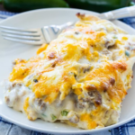 Southern Breakfast Enchiladas with Sausage