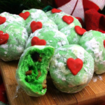 Grinch Snowball Cookies Recipe