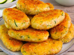 Chicken and Zucchini Fritters