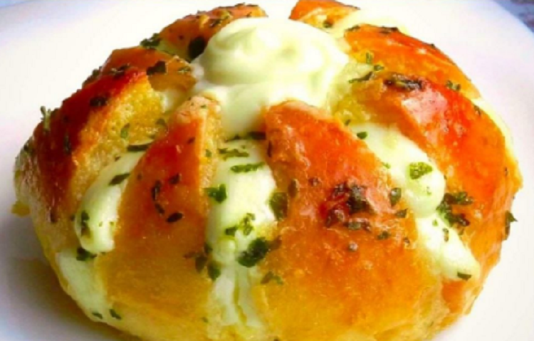 Cream cheese garlic bread