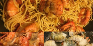 Spaghetti with Shrimps