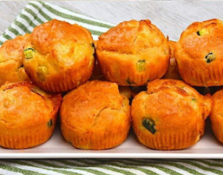Zucchini-Filled Savory Muffins