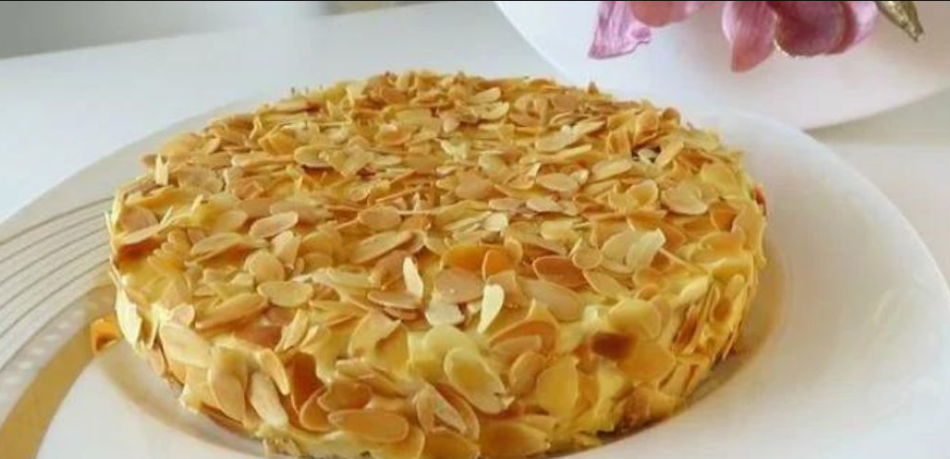 Almond cake is super easy to make