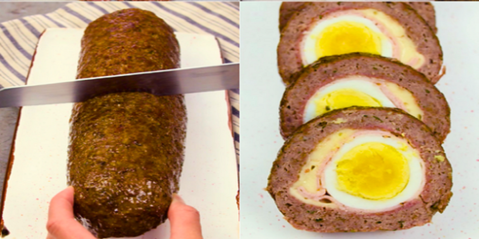 Egg Stuffed Meatloaf