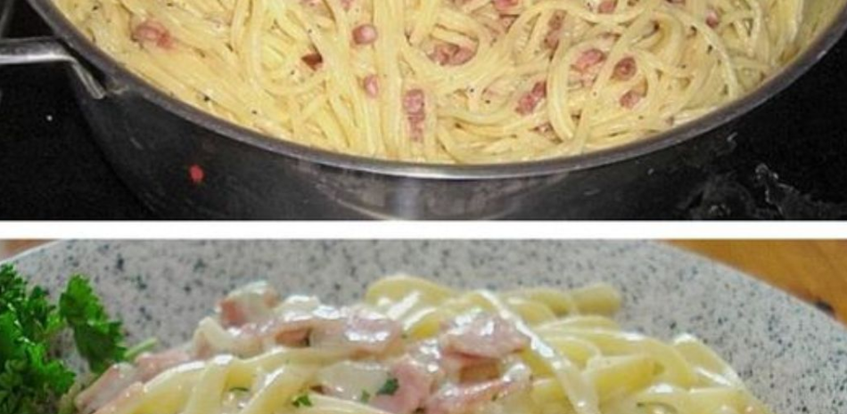 Salmon Spaghetti Carbonara