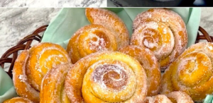 Sweet Fried Orange Rolls