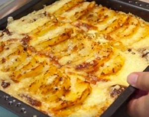 Baked spiced potatoes