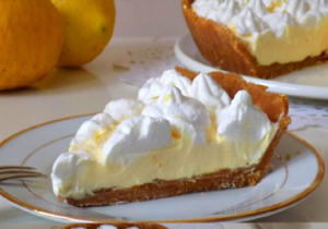 Cold lemon pie