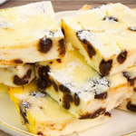 Ricotta and chocolate chip cubes