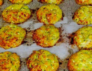Zucchini dumplings in the oven