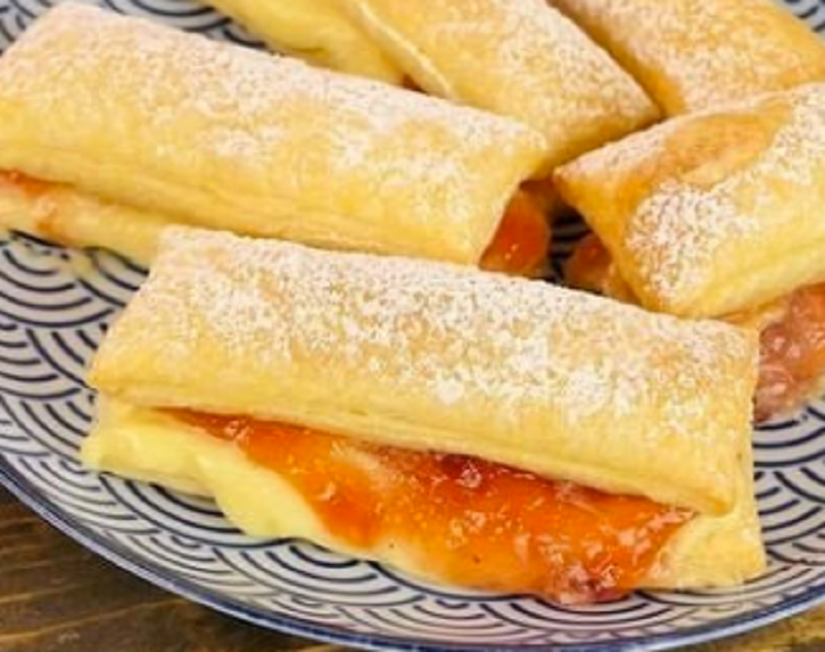 Puff pastry bars