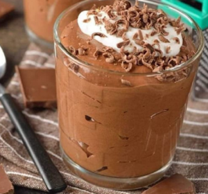 Light choco-coffee mousse