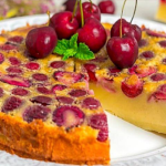 Creamy cherry cake recipe