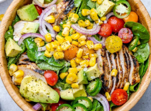 Cilantro Lime Grilled Chicken Salad