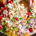 Summer Orzo Salad with Chickpea