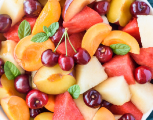 Stone Fruit Melon Summer Salad