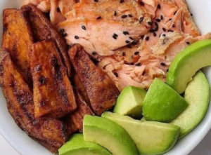 Honey sesame salmon