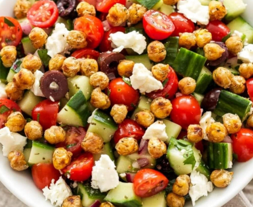 Greek Tomato Cucumber Salad