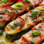 Pizza style zucchini