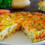 Easy Baked Vegetable Omelette