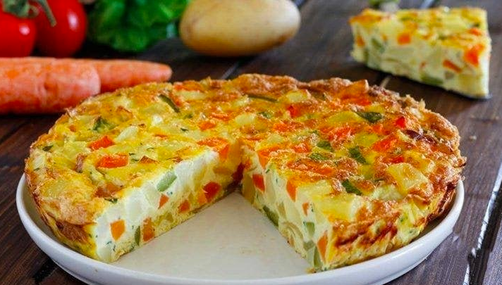 Baked Vegetable Omelette