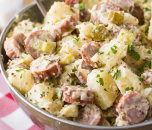 German Sausage & Potato Salad