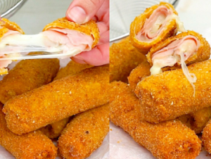 Crispy Ham Rolls