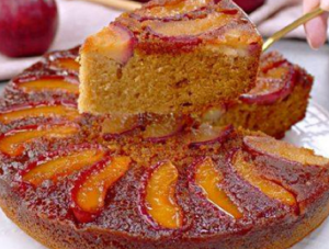 Upside-Down Apple Cake