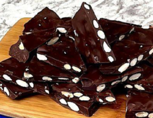 Salted Almond Chocolate Bars