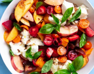 Summer Fruit Caprese Salad