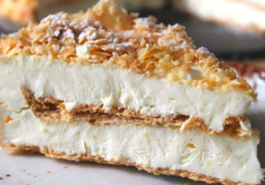 Mille-feuille, the creamy dessert