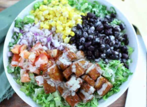 Chopped BBQ Tofu Salad