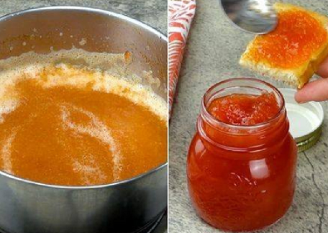 Watermelon rind jam