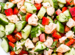 Cucumber Shrimp Salad