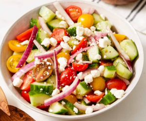 Cucumber Tomato Onion Salad