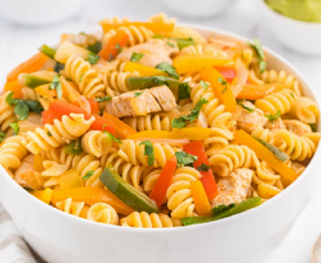 Chicken Fajita Pasta Salad