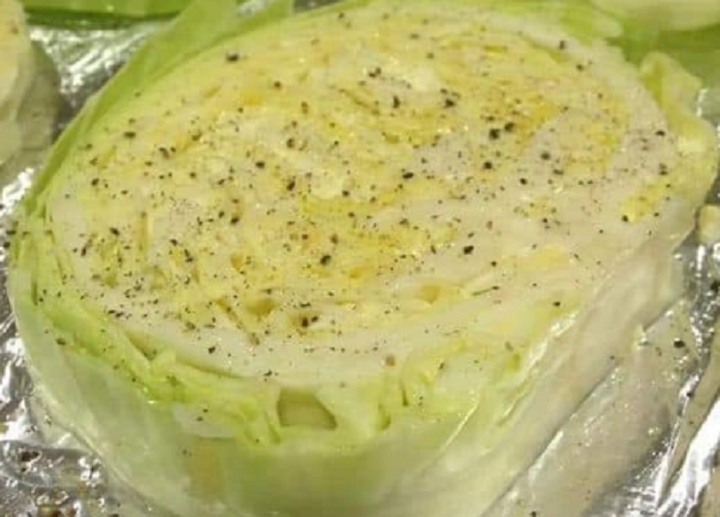 BAKED CABBAGE STEAKS