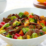 Lemongrass Beef with Avocado